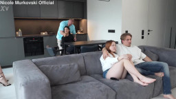 Eva Tender, Nicole Murkovski, Oksana Katysheva - The Landlady Watches The Tenants Having Anal Sex