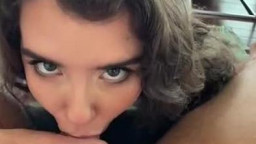 OnlyFans Eden Ivy - Hot Canadian Blonde Deepthroat And Cum On Face POV Blowjob