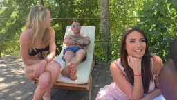 Anissa Kate - Outdoor Orgy Between Friends