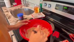 Lola Cheeks - Baking Cookies With My Sweet Blonde Step Daughter