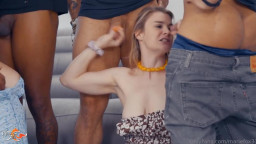 OnlyFans Marie Fox Ray Ray 5 Get Lunch With 5 Guys